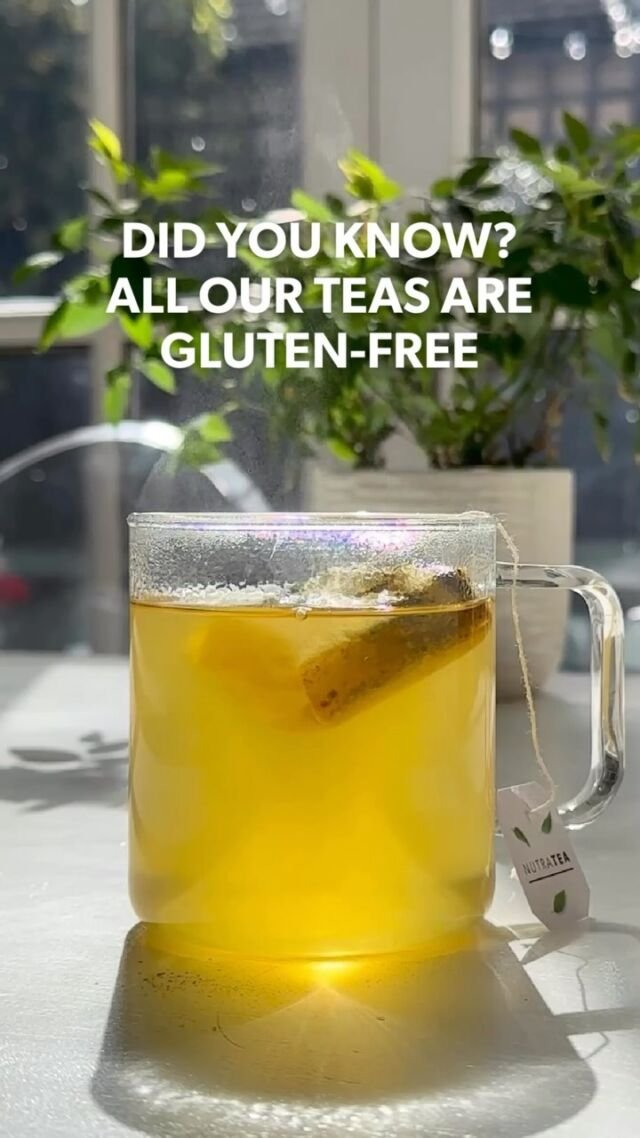 Did you know? NutraTea’s entire range of herbal teas is gluten-free, offering a delicious and safe option for those with coeliac disease or gluten sensitivities. 🌾 All our completely natural herbal blends have been uniquely developed to harness the benefits of botanicals and herbs by leading pharmacists and nutritionists using only the finest herbs and botanicals with a well-established history for their health benefits. Each herbal blend is packed full of health benefits whilst also creating a truly new herbal experience so you can sip with confidence and enjoy the natural goodness of our coeliac safe blends. #NutraTea #CoeliacAwarenessWeek #Coeliac #GlutenFree #GF #HerbalTea #Vegan #HealthyFood #HealthFood #PlantBased #DairyFree #Foodie #Nutrition #Vegetarian #CleanEating #InstaFood #HealthyLifestyle #Organic #FreeFrom #Health #Delicious #Tea #TeaLover #InstaGood