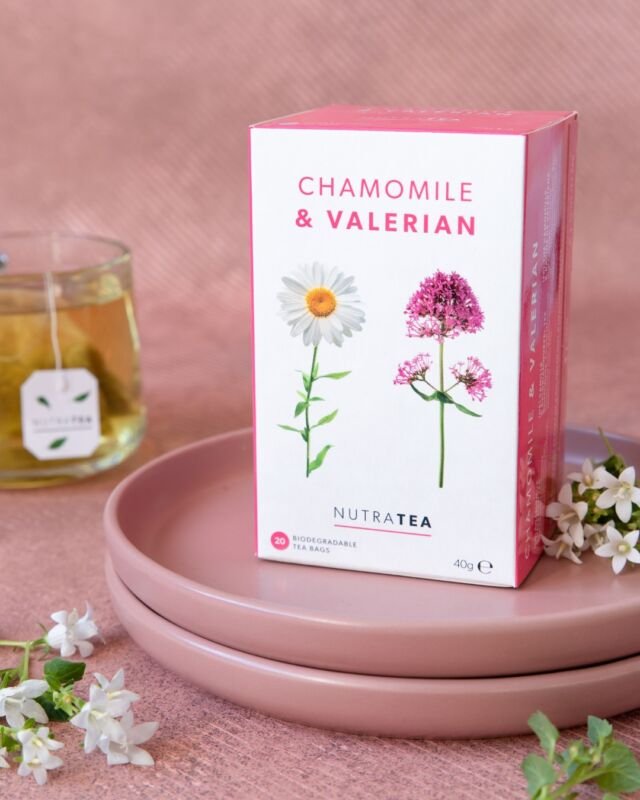 Our Chamomile & Valerian tea has been designed to support a healthy, restful sleep, with two gentle herbs to help relax your mind and body 😌 Chamomile is one of the most popular herbs to use for tea because it helps to support both physical and mental relaxation. At the same time, Valerian is said to support mental well-being and is ideal to help you relax after a busy, demanding day, making this the perfect blend to enjoy as part of your bedtime routine. Sweet dreams! 🛏💤  #NutraTea #ChamomileValerian #SweetDreams #Unwind #SleepWell #SleepTea #NightTimeTea #SelfCare #Wellbeing #Sleep #Bedtime #BedtimeRoutine #WindDown #Relax #DeStress #Healthy #SleepHygiene #CaffeineFree #Wellness #HealthyLifestyle #HerbalTea