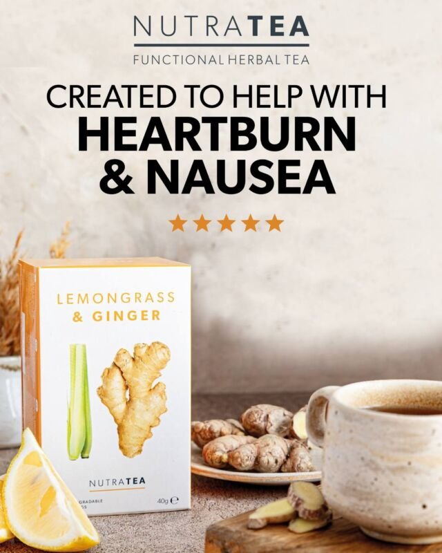 🌟 A heartfelt thank you to our amazing customer for this glowing review of our Lemongrass & Ginger functional herbal tea! 🌟 

"I got this tea to help with heartburn and pretty bad nausea and it genuinely helps. I love that you can use them a few times so 1 teabag will last me a day for 3 teas. There isn't any flavour loss each time either. I also love the fact that it's minimal ingredients. I was using some other brands before, but they either included pu’er tea or something else that would not help heartburn in the slightest. I honestly recommend these and I've now bought 3 boxes." 💛🍃 

We're thrilled to know our tea has made a positive difference in your life 🍵✨ 

#NutraTea #CustomerTestimonial #HeartburnRelief #HerbalTea #HappyCustomer #Grateful #CustomerLove #NaturalHealing #LemongrassAndGinger #HerbalRemedies #Heartburn #KindWords #VeganFriendly #CaffeineFree #Wellbeing #HealthFood #HappyFriday