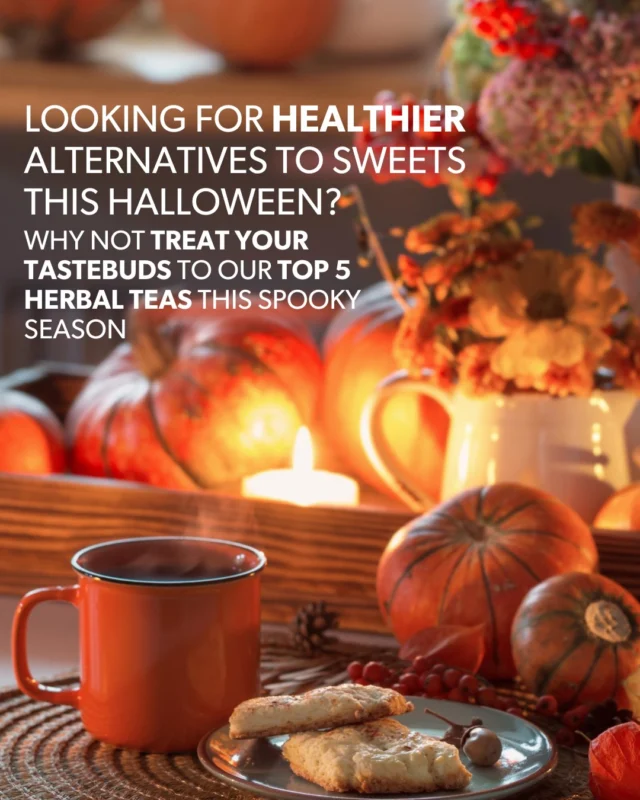 🎃 Looking for healthier Halloween treat alternatives? Why not swap out the sweets and treat your tastebuds to our top 5 herbal teas perfect for this spooky season! 🍵🧡👻 

Whether you're hosting a Halloween party or just indulging at home, our low-caffeine, digestion-friendly teas are the perfect balance to your Halloween festivities. With a variety of flavours and health benefits, they're the perfect brew to enjoy on the night or to share with friends. 

Want more Halloween inspiration? Check out our blog for spooky tea suggestions and gift options like our Discovery Collection Gift Box! 🎁 

www.nutratea.co.uk/blogs (link in bio)

#NutraTea #HerbalTea #HealthyHalloween #HalloweenTreats #SpookySeason #HappyHalloween #TrickOrTreat #Wellness #Blog #HealthFood #HealthyLifestyle #SugarFree #CaffeineFree #LowInCaffeine #VeganFriendly #Wellbeing #Health #FitFam