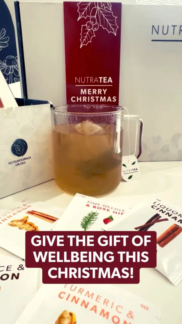 🎄✨ This Christmas, give a gift that shows you care! ✨🎄 While chocolates and alcohol are popular choices, herbal teas are a unique and thoughtful way to spread wellness and warmth. With our diverse range of wellness blends, you’re gifting more than tea —you’re giving the gift of health, relaxation and well-being. 🍵💚  From boosting immunity to helping with sleep, there’s a tea for every need! And for that extra special touch, explore our beautifully curated Gift Boxes, perfect for any herbal tea lover. And for a limited time, you can enjoy 4 for 3 on all our teas and Gift Boxes! Stock up on wellness teas and be the memorable gift giver this holiday season. 🎁  Shop now and make someone’s Christmas extra special! 🌟 See our latest blog for more wellbeing Christmas gift ideas from NutraTea – link in bio. #NutraTea #HerbalTea #ChristmasGifting #TeaGifts #ChristmasGiftIdeas #SpecialOffer #LimitedPeriodOnly #FourForThree #HerbalTeaLover #TeaLover #GiftWellness #ChristmasShopping #HolidayGifting #Wellbeing #UniqueGiftIdeas #WellnessGift #TeaHamper #ShopNow #StockingFiller #StockingFillerIdeas #Blog #WellnessBlog