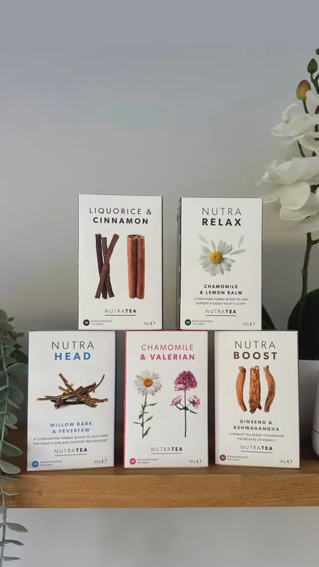 😫 Feeling the holiday stress? 🤯 You’re not alone! With colder days, busier schedules, and all the season’s demands, it’s natural to feel a bit more anxious. In fact, up to 40% of adults report heightened stress during the winter months! ❄️ Managing stress doesn’t have to be complicated. Small lifestyle changes, like drinking calming herbal teas, can make a big difference and we have a range of herbal teas that can support stress and anxiety symptoms. Here are our 5 recommendations: 😌 NutraHead  😌 NutraRelax  😌 NutraBoost  ️😌 Chamomile & Valerian  😌 Liquorice & Cinnamon You can learn more in our latest blog (link in bio)  #NutraTea #HerbalTea #StressRelief #AnxietyRelief #WinterWellness #NutraRelax #ChristmasChaos #RelaxAndUnwind #Destress #HealthyLifestyle #StressManagement #AnxietyManagement #FreeGift #SpecialOffer #TeaLover