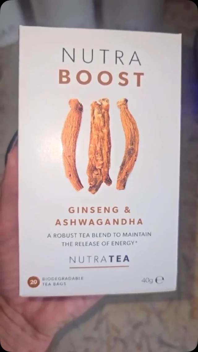 Start your day with a boost! 🌞  NutraBoost herbal tea is crafted to sustain physical and mental endurance, giving you natural support from morning to evening.  Low in caffeine and suitable for vegans, this great tasting blend is packed with green tea and guarana for improved concentration and alertness, plus ashwagandha to maintain energy levels, it’s the perfect way to rise and shine! 🌿✨  #NutraBoost #NutraTea #MorningEnergy #HerbalTea #NaturalEnergyBoost #EnergyLevels #EnergyDrink #RiseAndShine #GoodMorning #BreakfastTea #VeganFriendly #LowCaffeine #HerbalRemedies #HerbalTeaLover #UGC