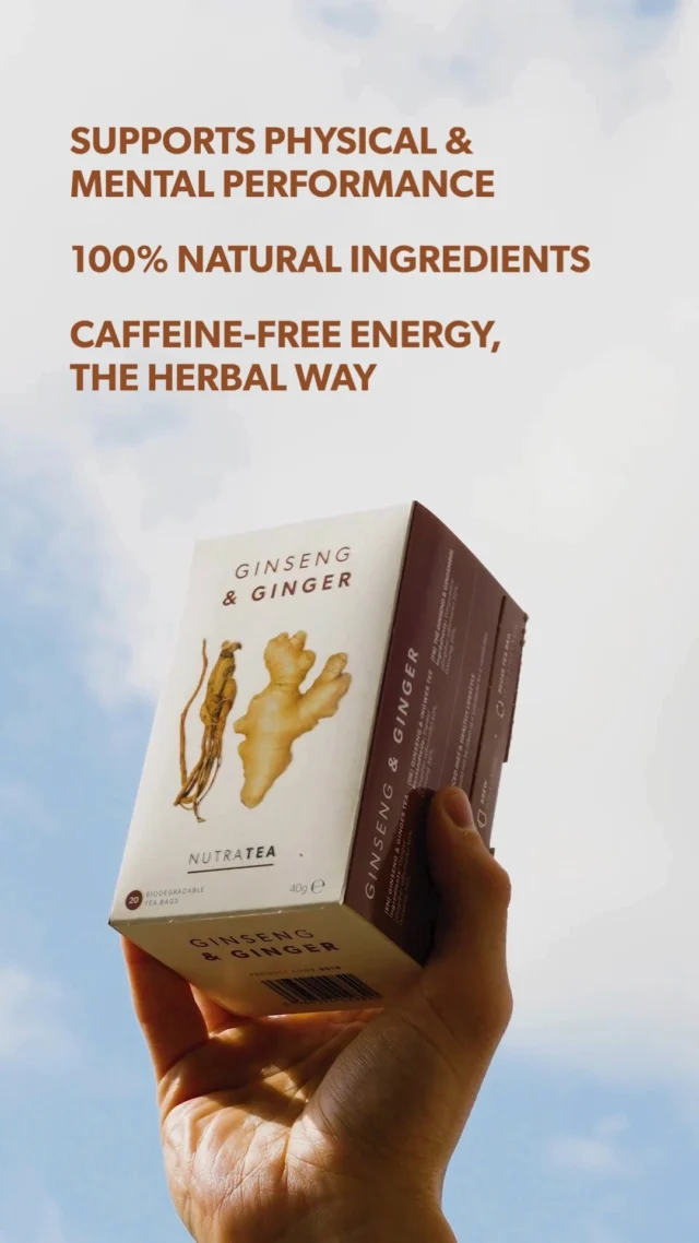 No crash. No jitters. Just natural energy when you need it most ⚡🌿 Our Ginseng & Ginger blend is your plant-powered boost — combining the invigorating heat of ginger with the stamina-supporting benefits of ginseng. Whether you’re powering through your to-do list or shaking off that mid-afternoon slump, this is your go-to blend for staying sharp and energised — naturally 🤎🧡 #NutraTea #GinsengAndGinger #NaturalEnergy #CaffeineFreeBoost #FunctionalTea #HerbalTea #NaturalIngredients #HerbalGoodness #BlendsWithBenefits #HealthyChoices #HealthyLifestyle #Wellness #CaffeineFree
