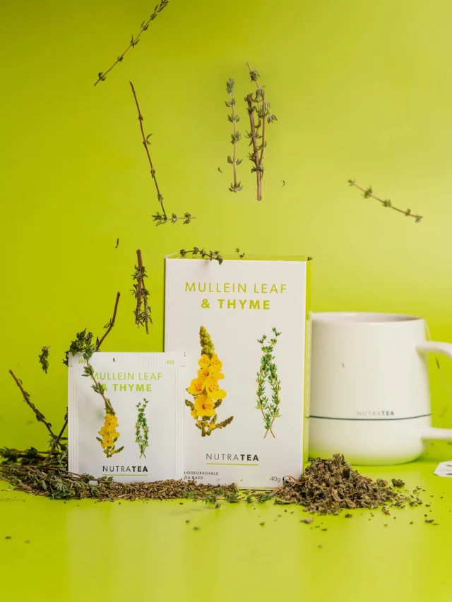 Blocked nose, dry throat, or that winter tickle? Reach for Mullein Leaf & Thyme.🌿🍵

Warming on the throat, this soothing herbal tea blend contains Mullein to support immune and respiratory health, while Thyme offers gentle comfort and antioxidant support.

Feel soothed, breathe easier, and stay well this season. Learn more at the link in bio! 

#NutraTea #MulleinLeafAndThyme #FluSeason #HerbalTea #StayHealthy #TeaLovers #MulleinLeaf #HerbalRemedies #NaturalRemedies #HealthyChoices #BlendsWithBenefits #NaturesGoodness